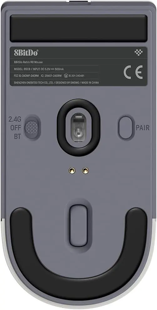 Бездротова миша 8BitDo Retro R8 Mouse 26000 DPI, PAW3395 2.4G/BT N Edition - фото 6