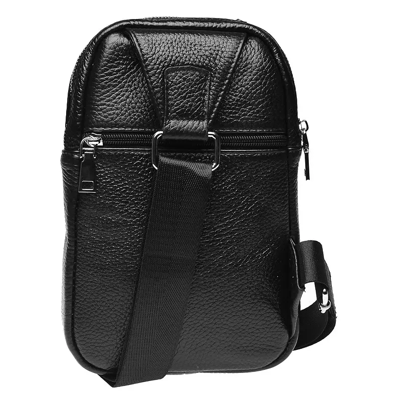 Чоловіча сумка-рюкзак Keizer K18675-black 25х16х6 см Чорний - фото 3