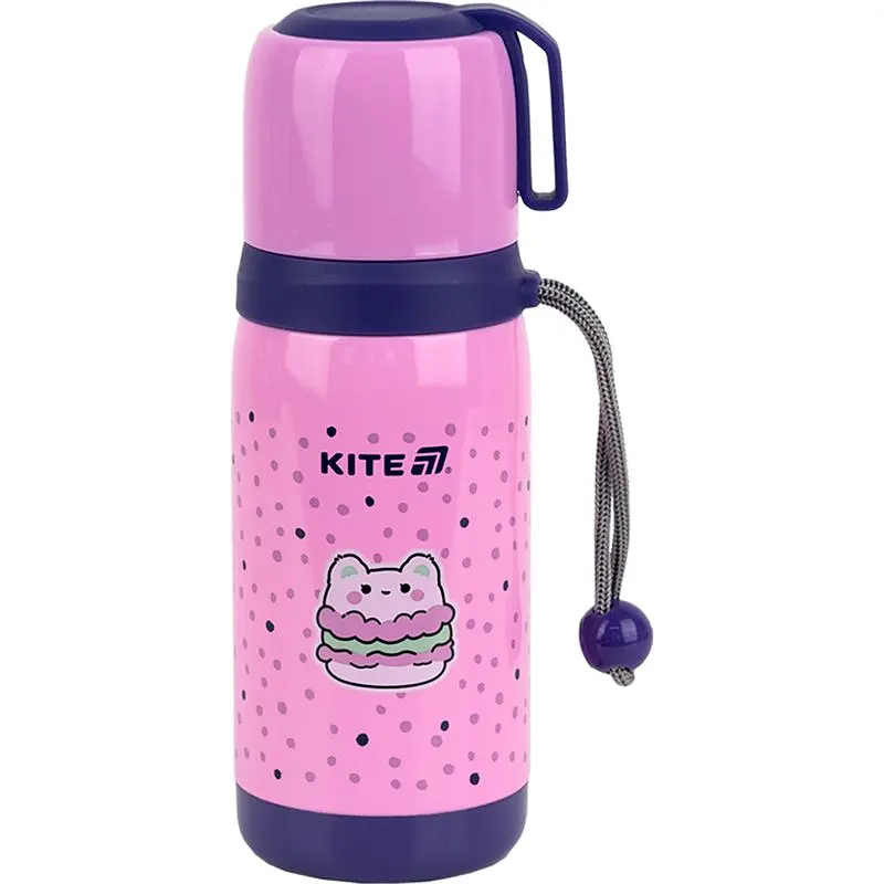 Термос Kite Feel Good 350 мл розово-фиолетовый (K25-301-2) - фото 1