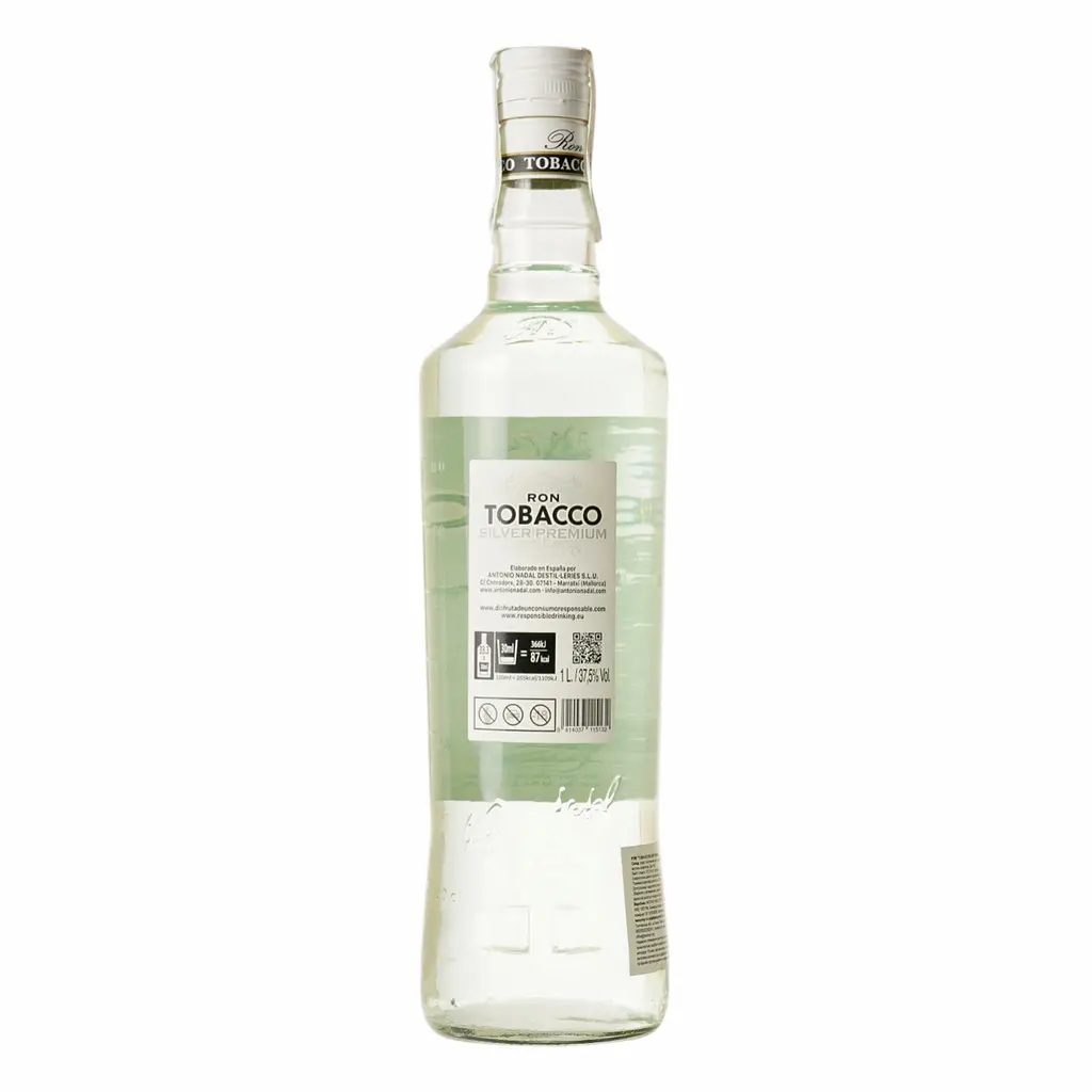 Ром Tobacco Silver Premium 37.5% 1 л - фото 3