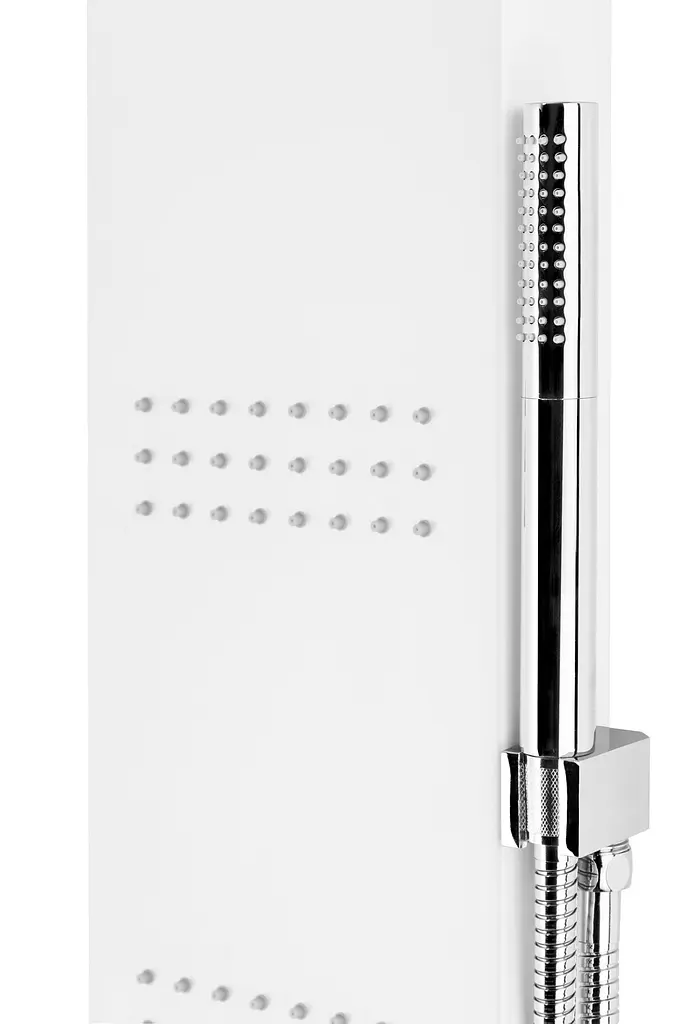 Душевая панель Corsan Kaskada white с термостатом A014TWH, Белый - фото 3