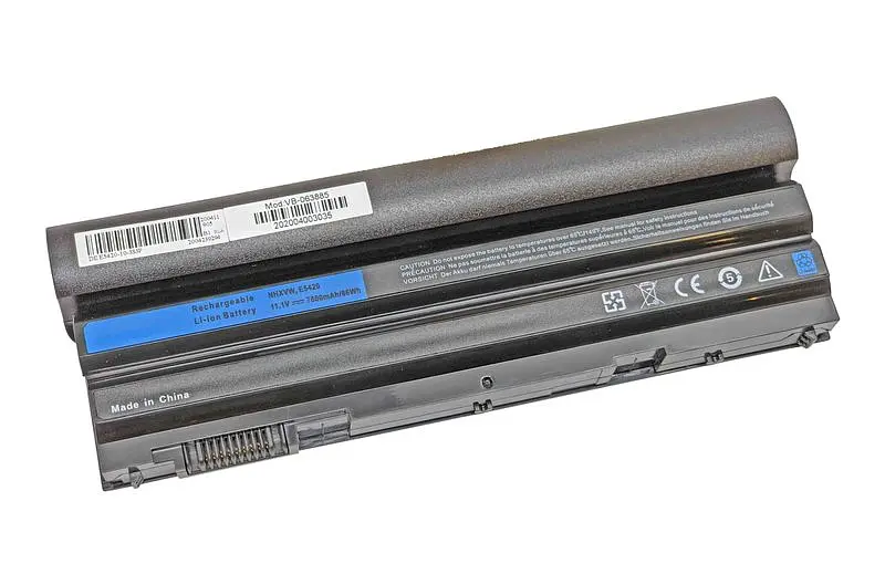 Посилений акумулятор для ноутбука Dell T54FJ (4NW9) Latitude E6420 11.1V Black 7800 mAh - фото 2
