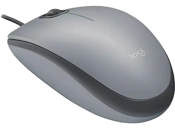 Миша Logitech M110 Silent-MID GRAY-USB-AKOYA - фото 3