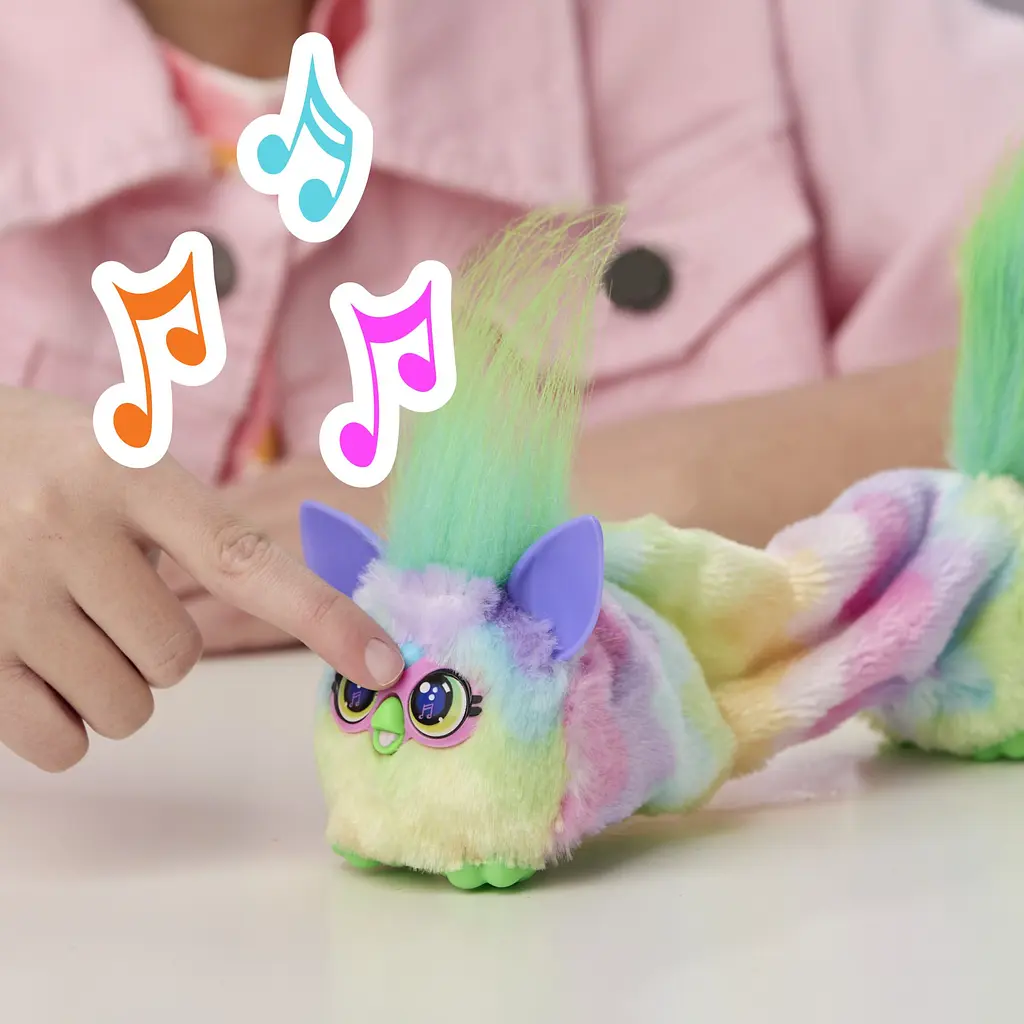 Игрушка интерактивная Hasbro Furby DJ Furblets Can-Dee-Swirl Mini Electronic Plush (G1782) - фото 4