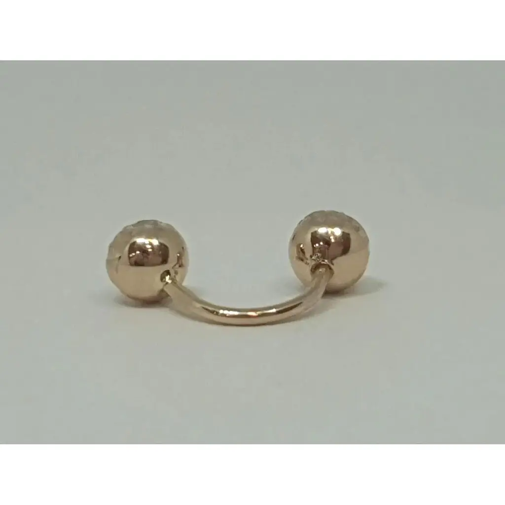 Золотая серьга-пирсинг Favoritum. 310129_5_А - фото 2