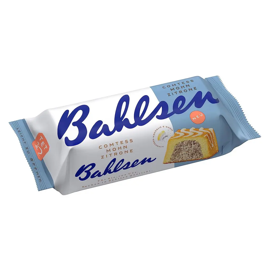 Кекс Bahlsen Comtess Mohn-Zitrone Мак-Лимон 350 г