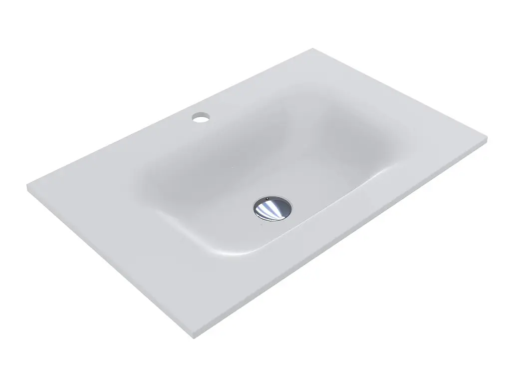Умивальник Miraggio Jessel 700 matt 0000751, Білий матовий - фото 4