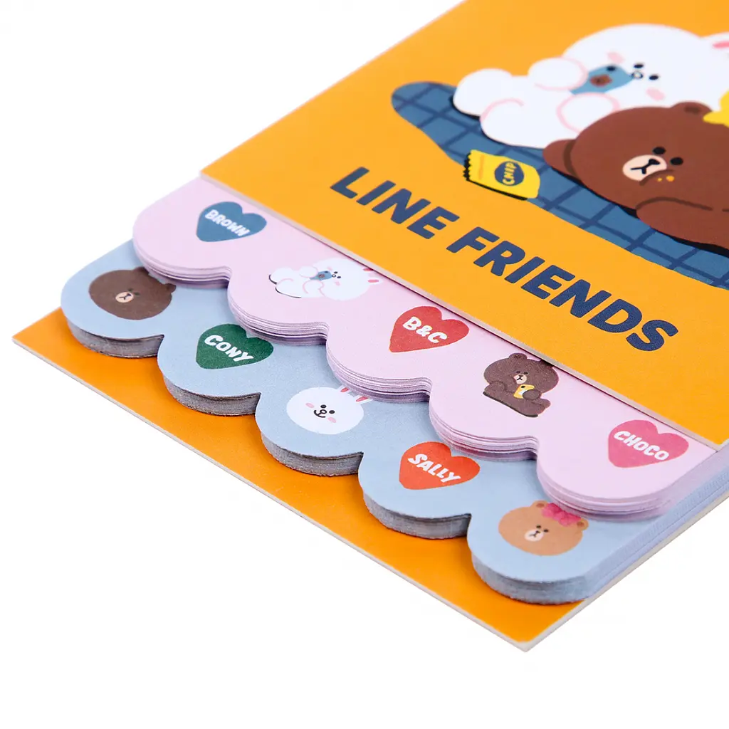Блокнот Yes Line Friends Team 85x142 мм 60 аркушів без лініювання (152160) - фото 2