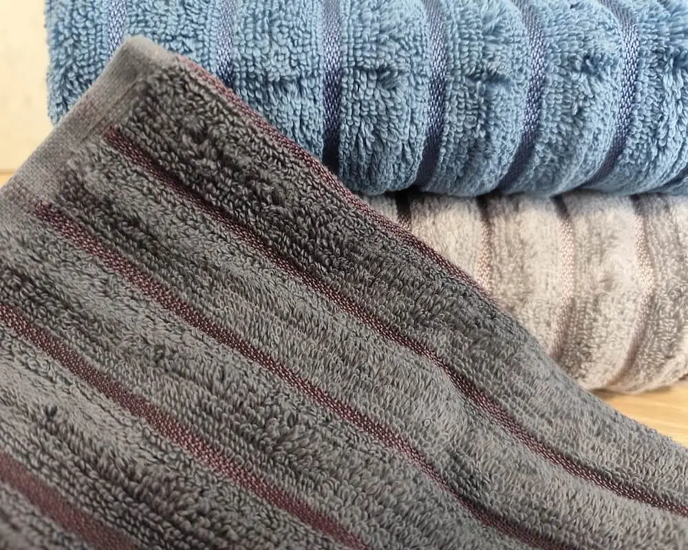 Набір махрових турецьких рушників Zeron 50х90 3 штуки + 70х140 3 штуки Microcotton Dalgali Desen - фото 4