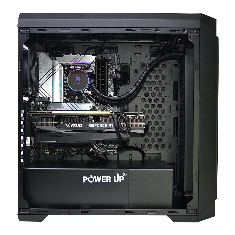 Робоча станція Power Up Desktop #195 Core i7 13700K/64 GB/HDD 2 TB/SSD 1TB/GeForce RTX 4080 Super 16 Gb - фото 4