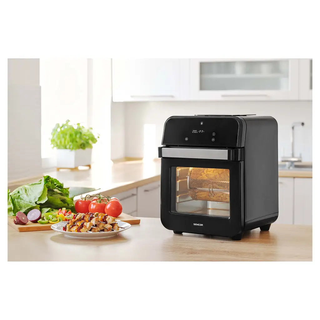 Мультипіч Sencor VITA 1500Вт 12л 60-200°C нержавіюча сталь платик чорний - фото 2
