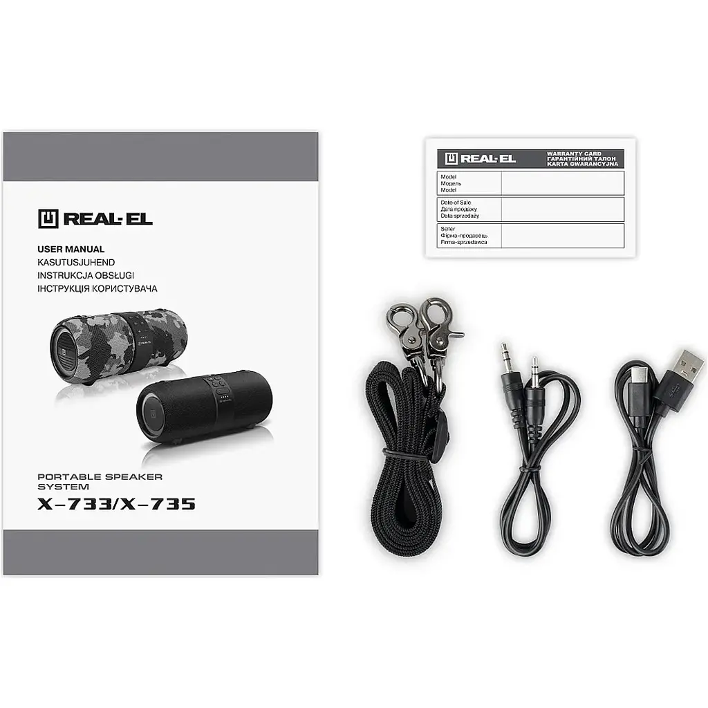 Портативна акустика REAL-EL X-733 Camo (EL121600020) [134900] - фото 11