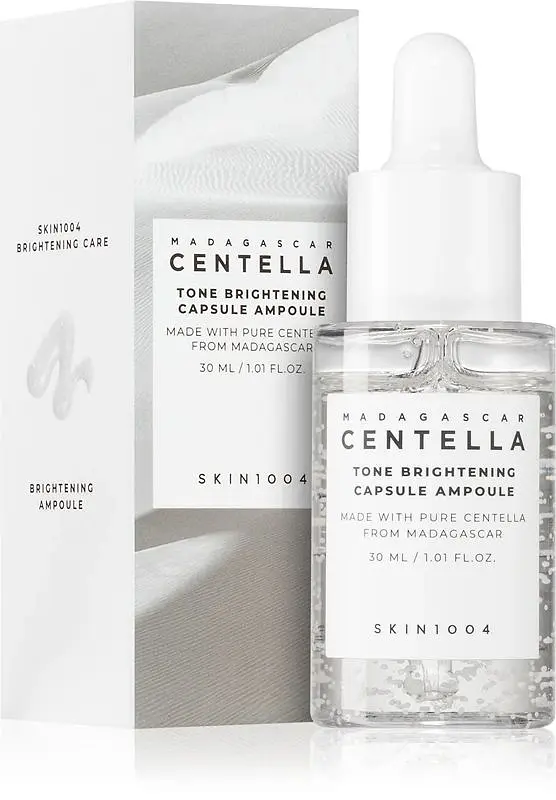 Освітлювальна ампульна сироватка для обличчя 30 мл SKIN1004 Madagascar Centella Tone Brightening Capsule Ampoule - фото 2