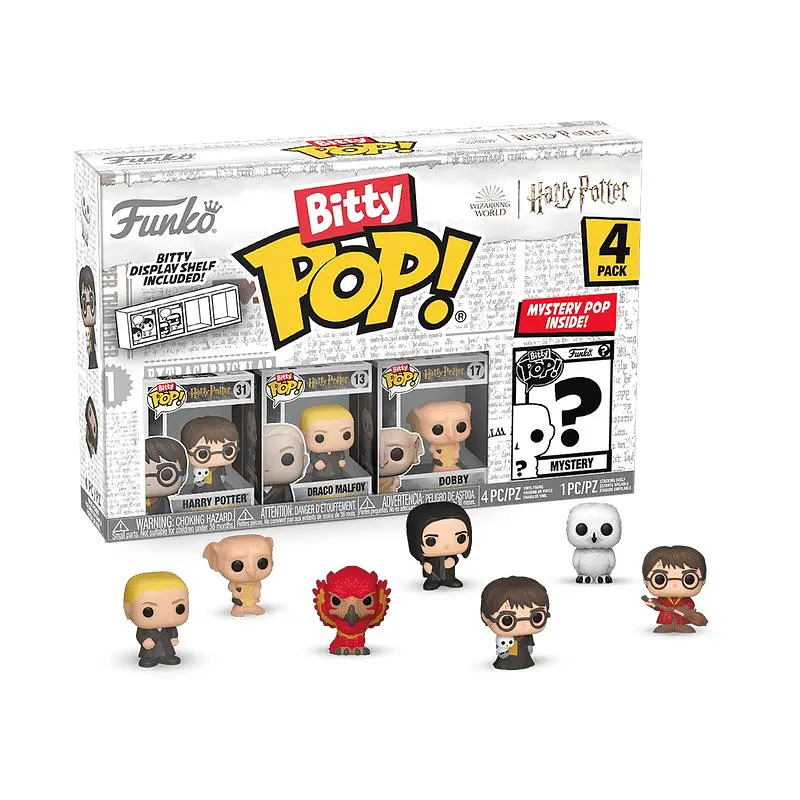 Набір Фігурок Bitty Pop Гаррі Поттер Harry Potter 4 Pack 3 см BP HP 4P - фото 3