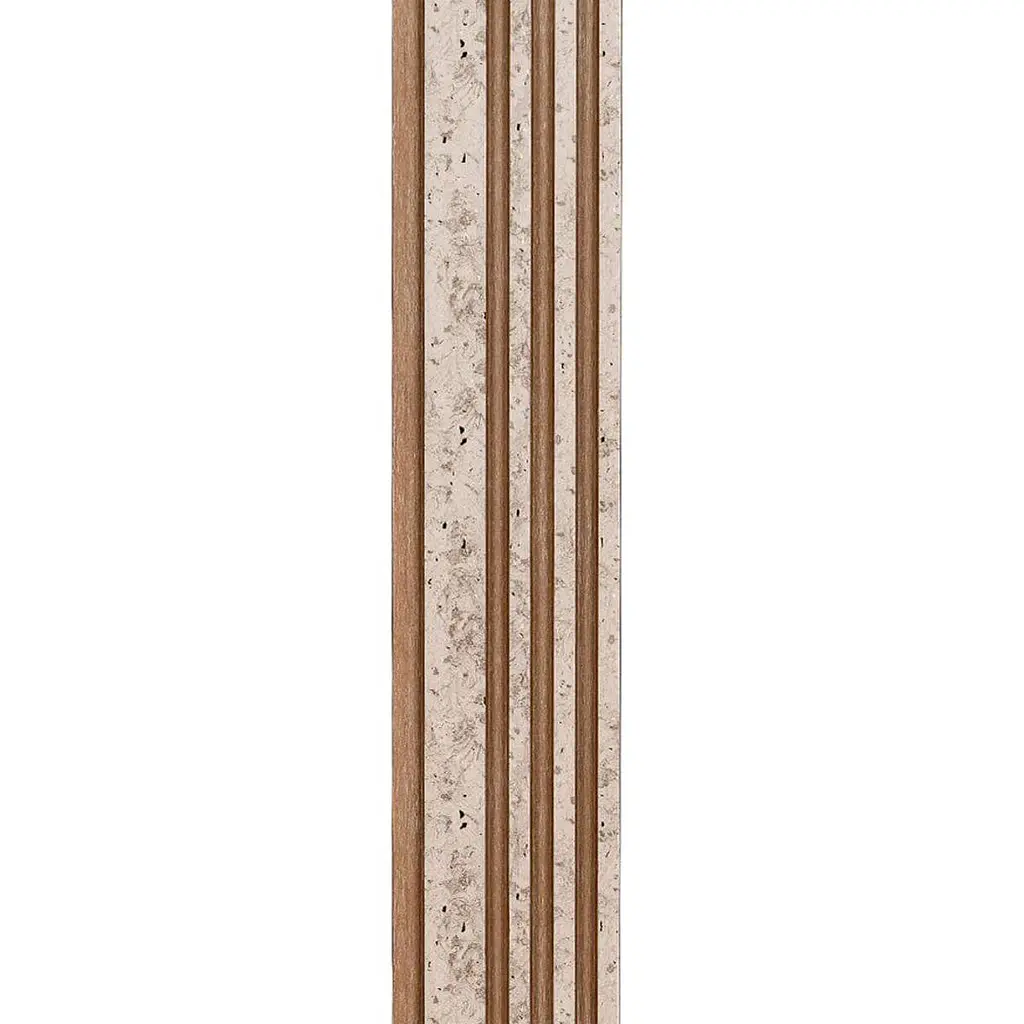Рейка декоративна Sticker Wall PS 2900х118х11мм Світлий мармур із золотими вкрапленнями SW-00002141- - фото 5