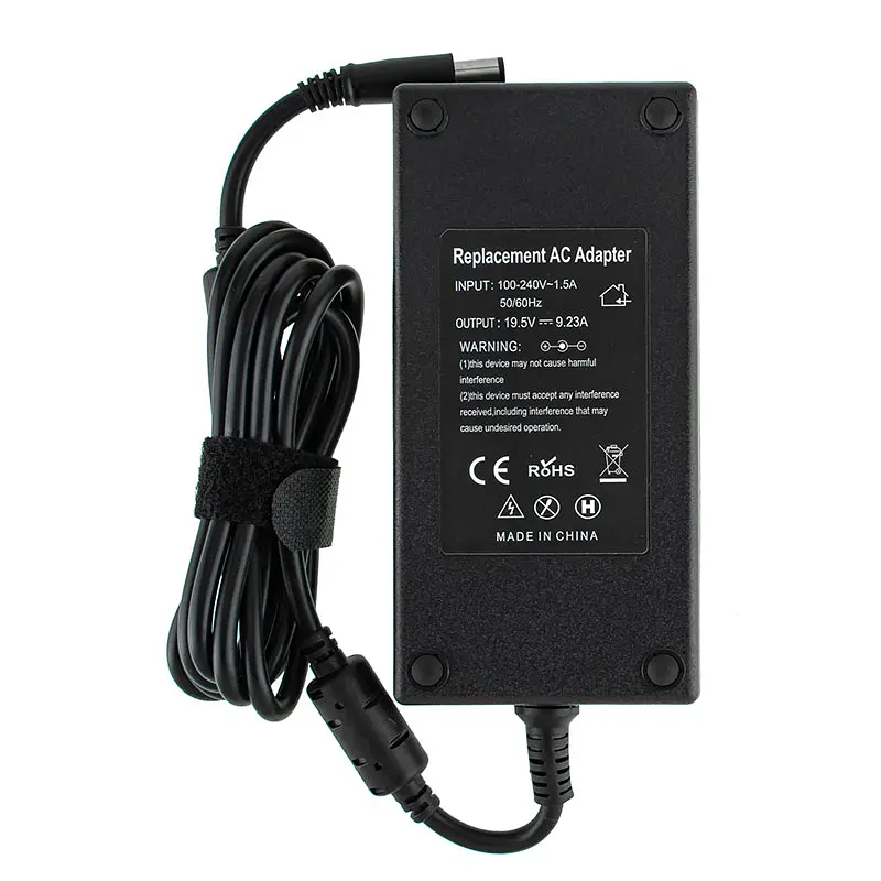 Блок живлення для ноутбука Dell 19.5V, 9.5A, 185W, 7.4x5.0-PIN, (Replacement AC Adapter) black (без кабелю !) - фото 3