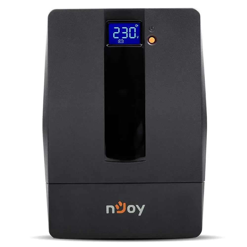 Джерело безперебійного живлення nJoy Horus Plus 1500 (PWUP-LI150H1-AZ01B) Lin.int. AVR 4 x евро USB LCD пластик (Horus Plus 1500 USB) - фото 6