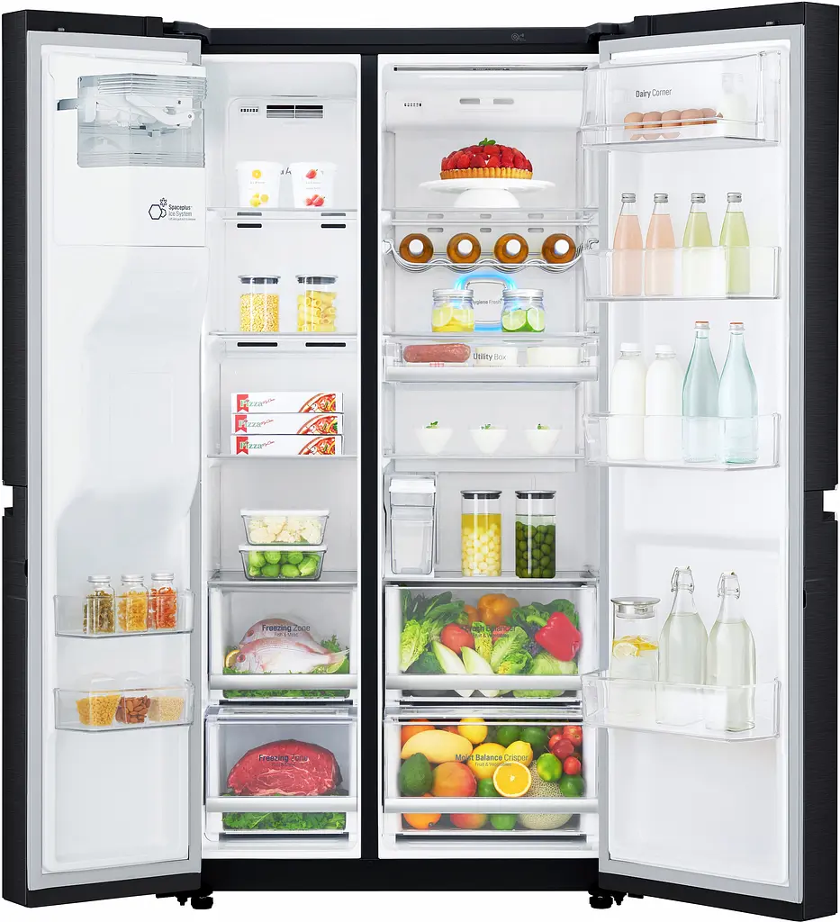 Холодильник SBS LG GC-L247CBDC чорний матовий (GC-L247CBDC) - фото 3
