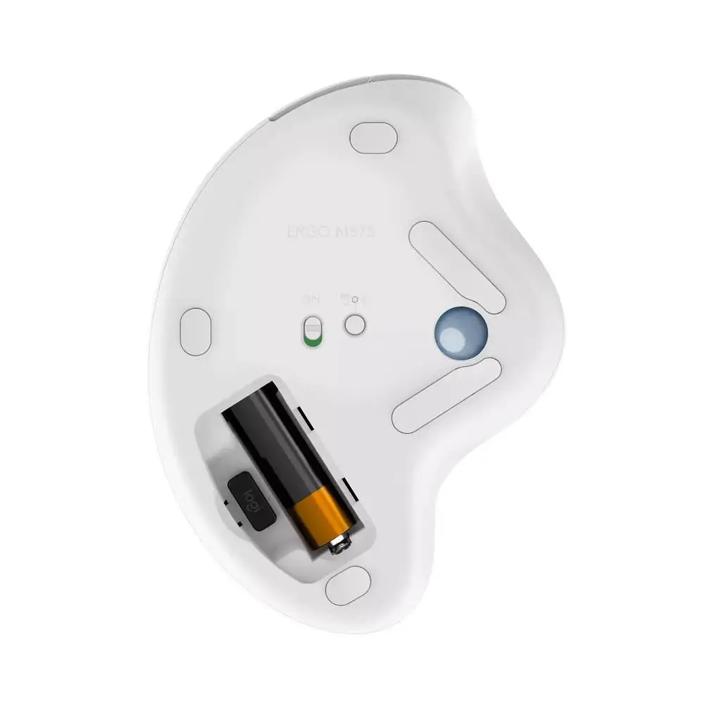 Мишка бездротова Logitech M575 Ergo Offwhite 910-006438 White - фото 5