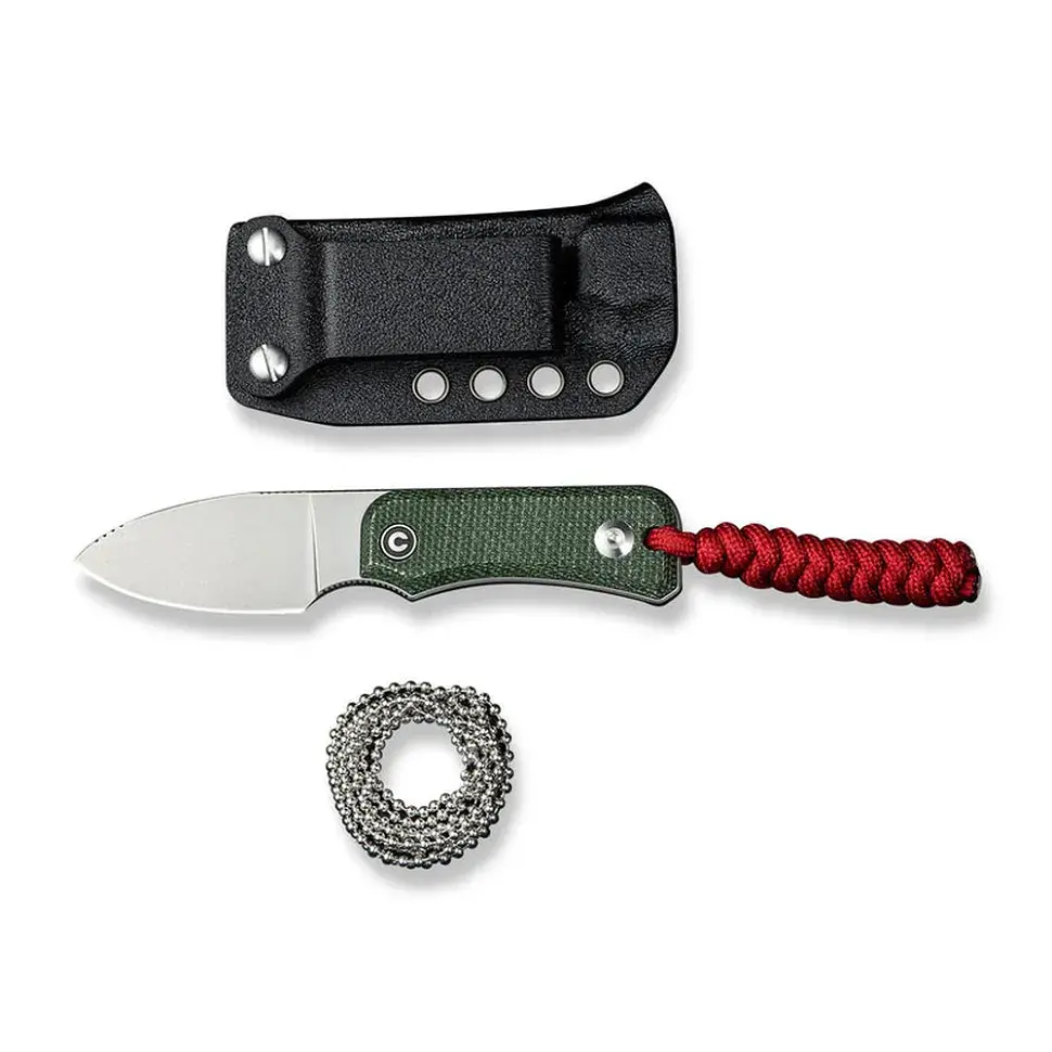 Ніж Civivi Baby Banter Fixed Blade, Green Micarta, Satin (C23045-2) - фото 4
