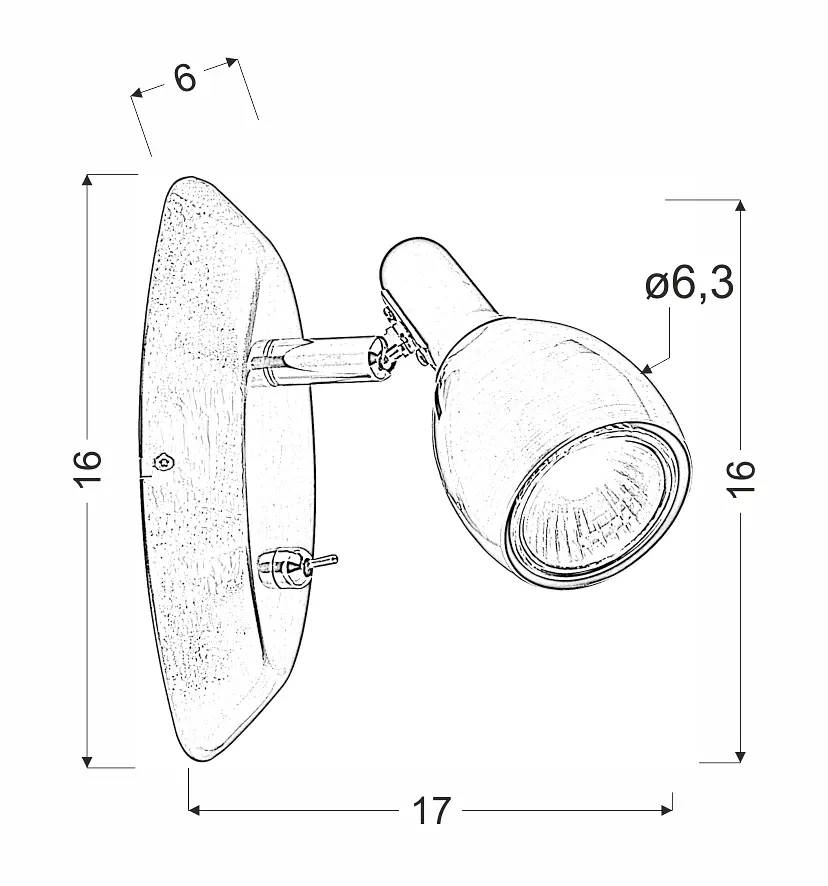 Бра Candellux 91-32768 CROSS - фото 3