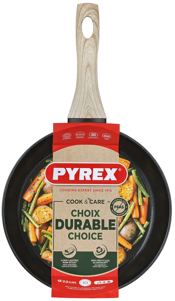 Сковорода Cook&Care 22 см, класична Pyrex kuh0016694 - фото 2