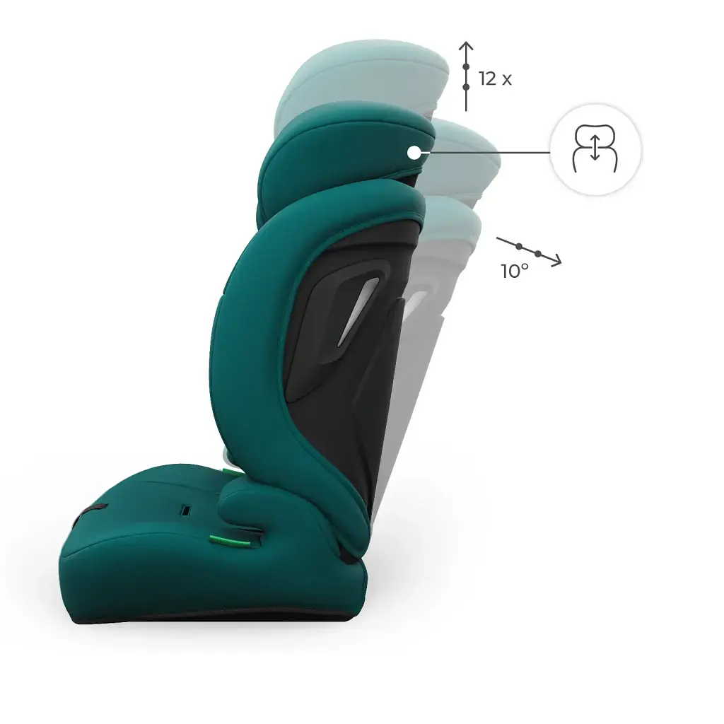 Автокрісло Kinderkraft Comfort Up 2 Plus i-Size Green (KCCOUP02GREPL00) - фото 7