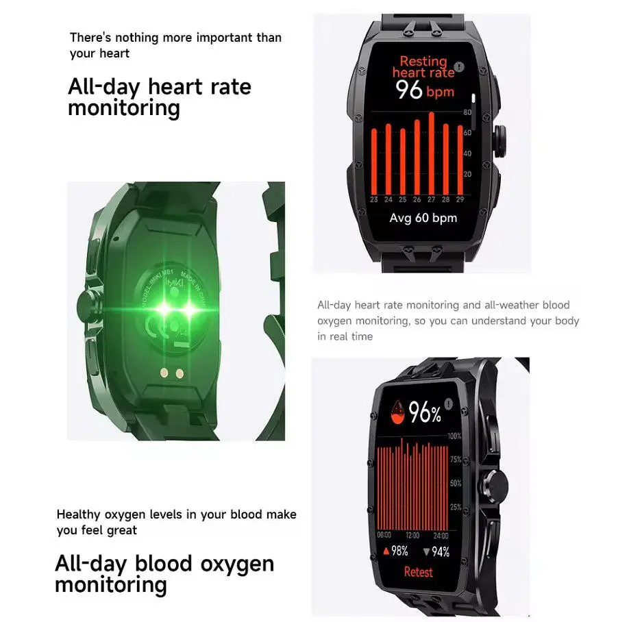 Смарт-годинник Smart Watch iMiki MB-1 Super AMOLED 1.64 (456x280) 230 мА·год Black - фото 11