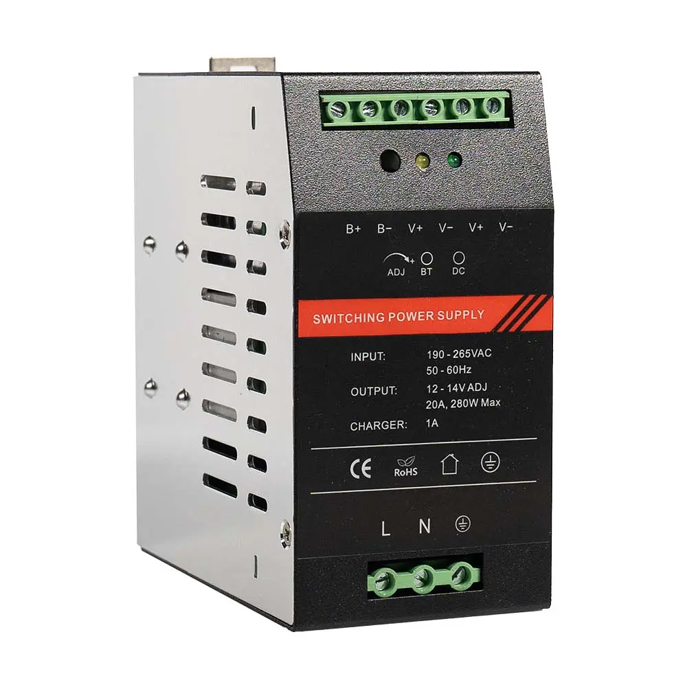 Джерело безперебійного живлення Kraft PSU-1220DIN з кріпленням на DIN-рейку (43-00110) - фото 2