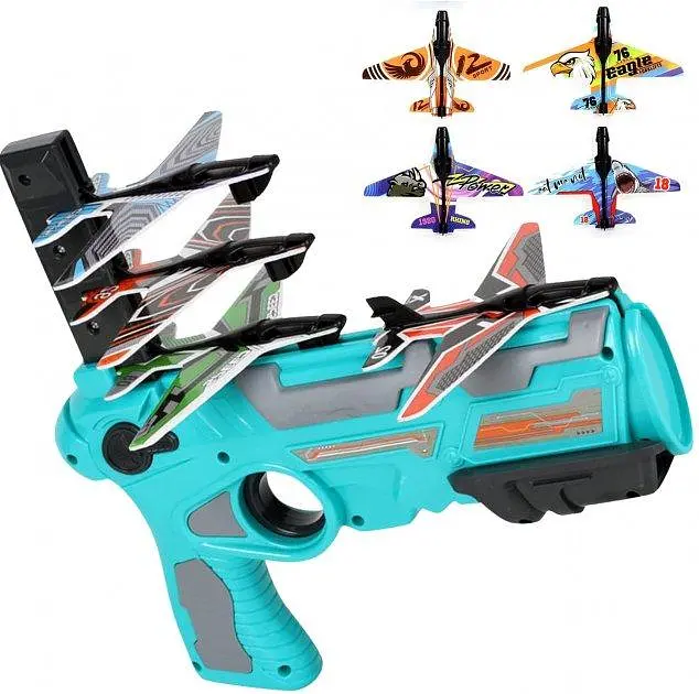 Дитячий іграшковий пістолет – катапульта з літачками Air Battle - фото 2