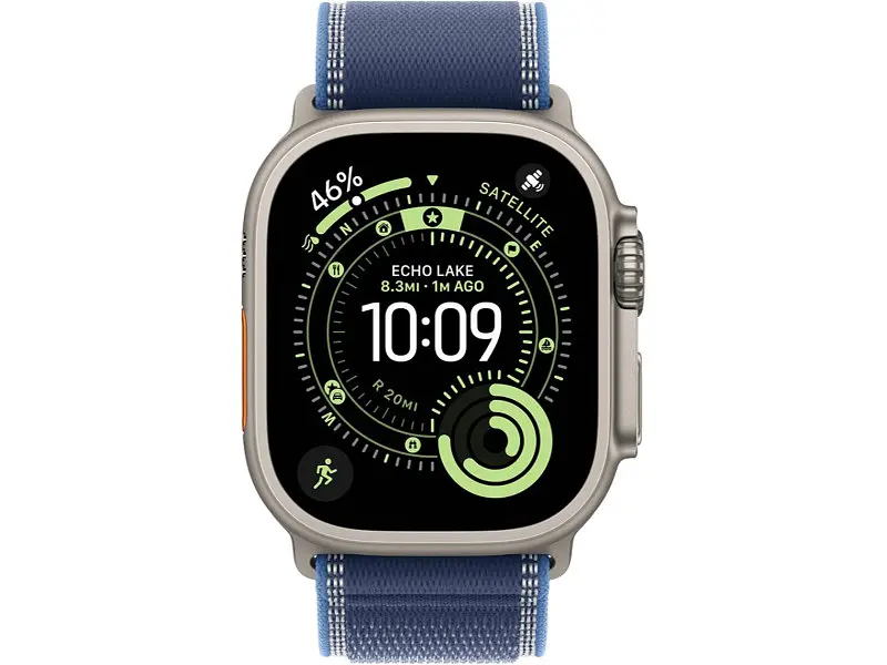 Смарт-годинник Apple Watch Ultra 3 GPS + Cellular 49mm Natural Tit. Case w. Blue/Bright Blue Trail Loop - S/M (MEWR4) - фото 2