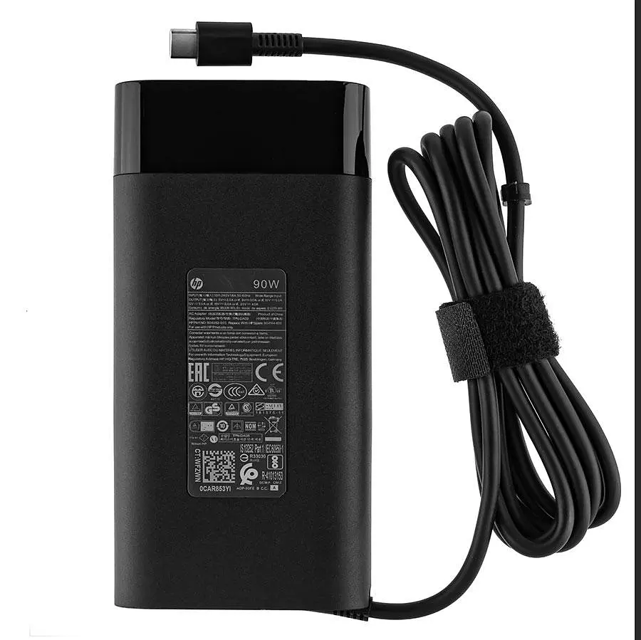 Блок живлення для ноутбука HP TYPE-C 90W Чорний OVALE - фото 2