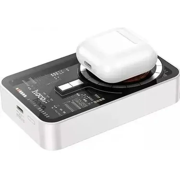 Портативна батарея Hoco Q10A PD MagSafe 20W Magnetic 10000 mAh White - фото 5