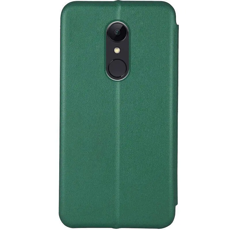 Кожаный чехол-книга Classy для Xiaomi Redmi 5 Зеленый - фото 3