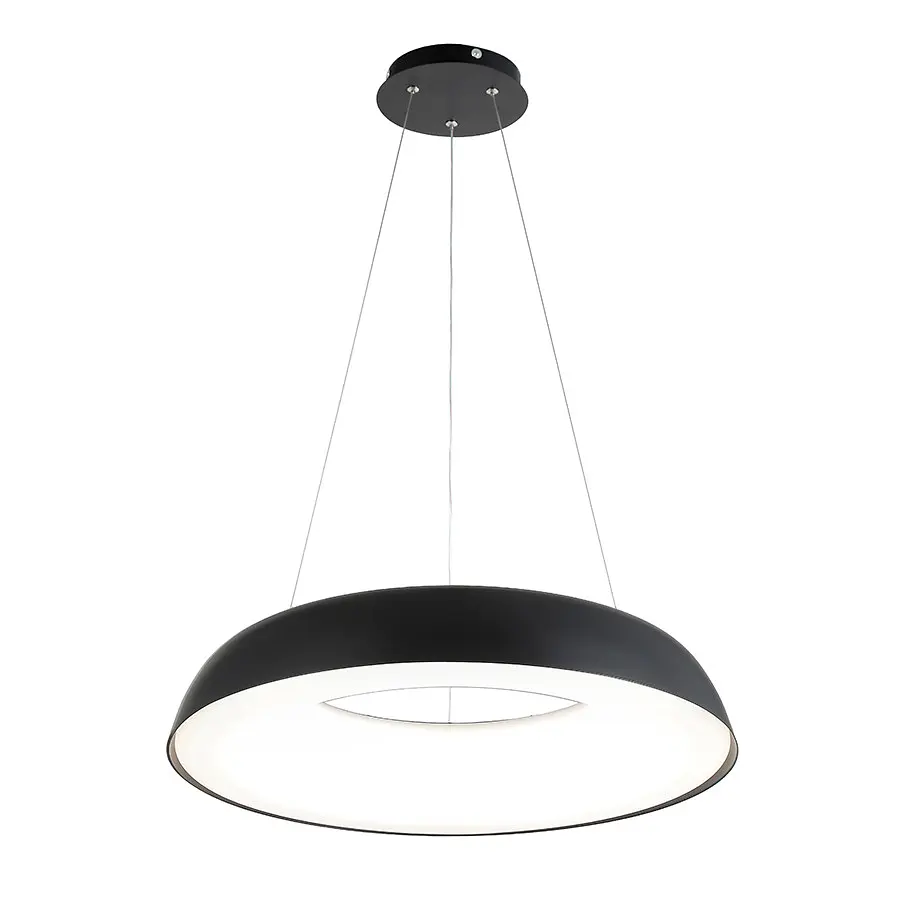 Люстра LED Levistella 797MD6018 (580) BK, 80W, чорний метал, сучасний стиль для дому - фото 3