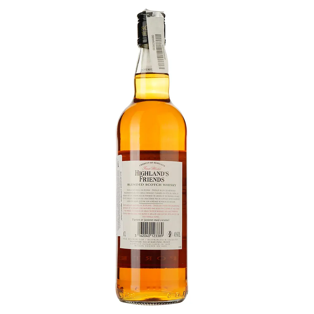 Виски Fauconnier Highland’s Friends 40% 0.7 л в подарочной упаковке - фото 3
