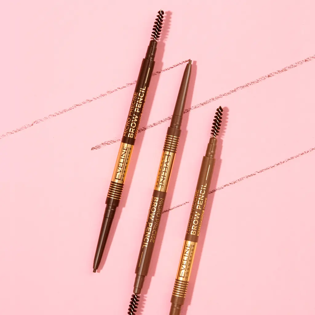 Олівець для брів Eveline Micro Precise Brow Pencil Dark Brown тон 03, 6 г (LMKKBRMIC03) - фото 5