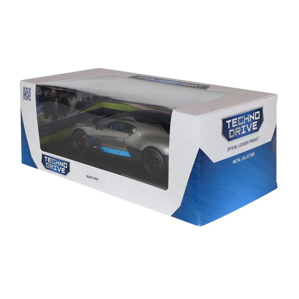 Автомодель - BUGATTI DIVO (сірий, 1:18) TechnoDrive 250940BDGY - фото 5