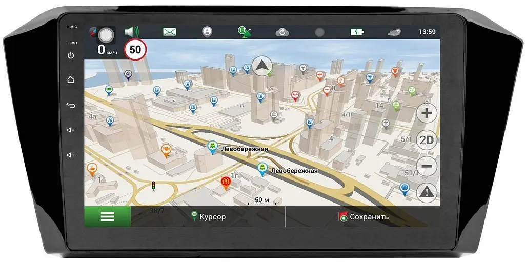 Автомагнитола штатная с 10'' экраном XPRO 10 Android 10.1 4/32 (MER-14140_6215) - фото 5