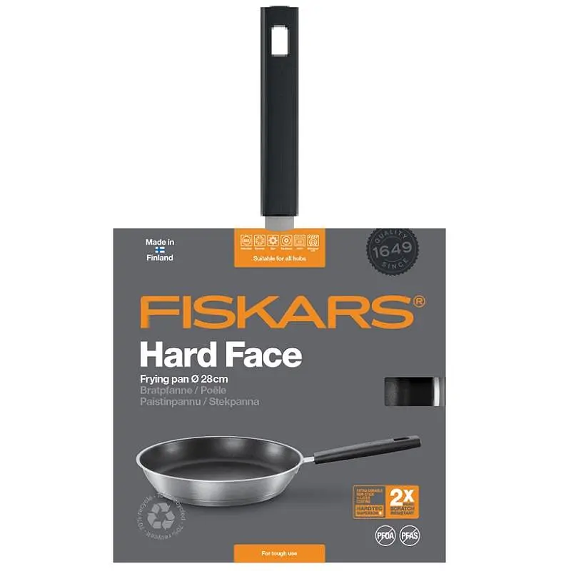 Сковорода Fiskars Hard Face Steel 28 см (1052247) - фото 5