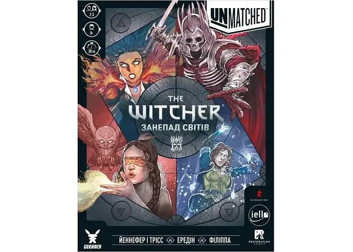 Настільна гра Geekach Games Unmatched: The Witcher. Занепад світів (Realms Fall) (укр.) (GKCH0250) - фото 2