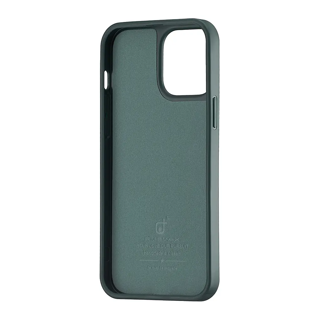 Чохол Jinduka Leather Ringo iPhone 13 Pro Max Green - фото 3