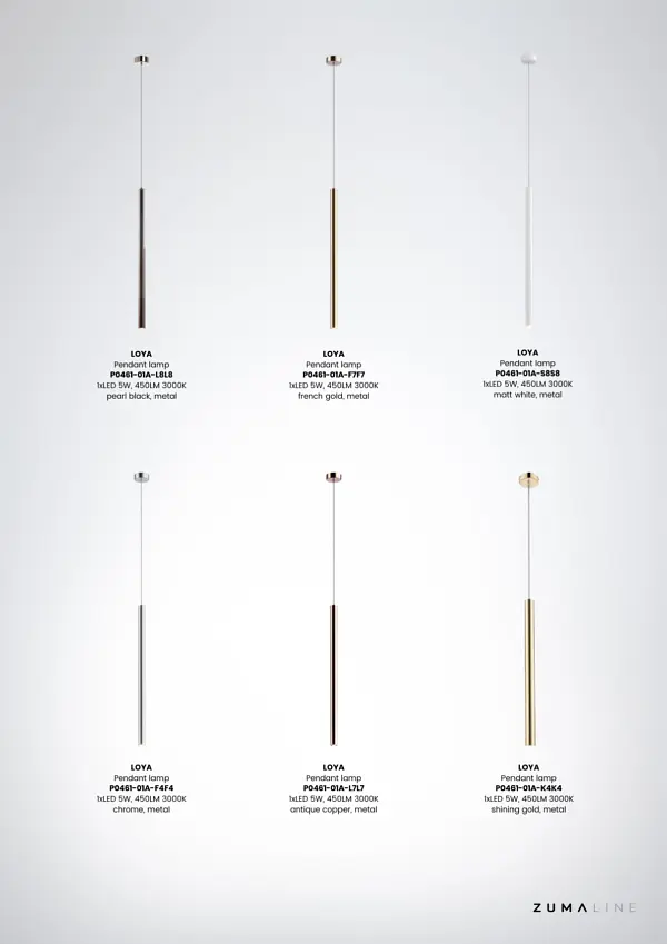 Підвісний світильник Zuma Line P0461-01A-F4F4 LOYA - фото 4