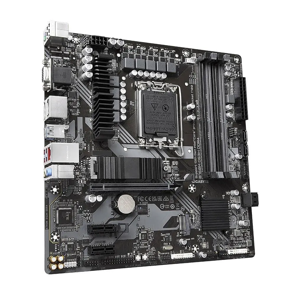 Материнська плата Gigabyte B760M DS3H DDR4 (B760M DS3H DDR4) (Socket 1700, Intel B760, Micro-ATX) - фото 2