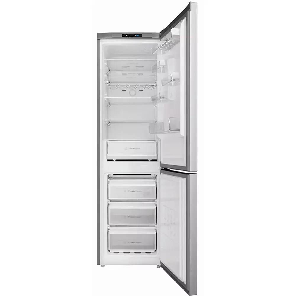 Холодильник Indesit 202.7x60х68 холодильное отделение 263 л морозильное отделение 104 л 2 дверь А++ NF нержавеющая сталь (INFC9TI22X) - фото 3