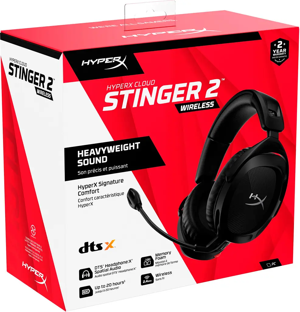 Ігрові навушники HyperX Cloud Stinger 2 Wireless (676A2AA) [82394] - фото 9
