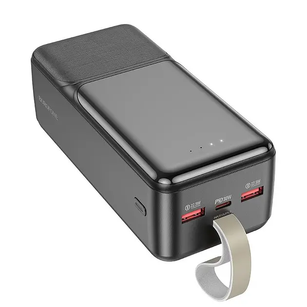 Універсальна мобільна батарея Borofone BJ33C 40000mAh PD30W (Чорний) - фото 2