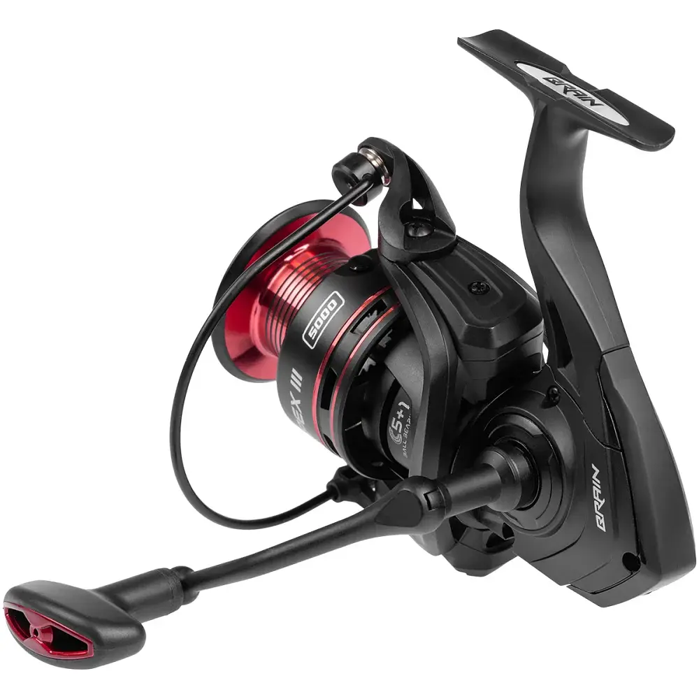 Котушка Brain Apex III Feeder 5000 5+1BB 4.9:1 Black - фото 2