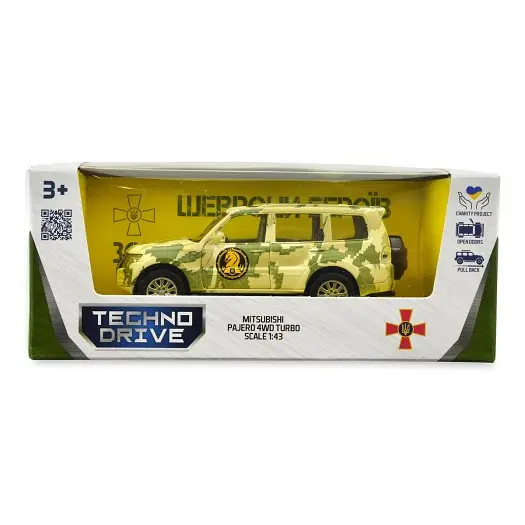 Автомодель серії Шеврони Героїв - Mitsubishi Pajero 4WD Tubro - 47 ОМБр - фото 9