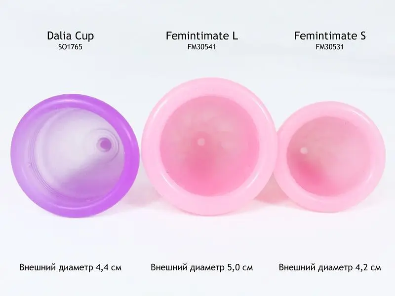 Femintimate Eve Cup Talla - менструальна чаша розмір L, 24 мл (рожевий) - фото 5